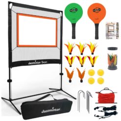 Jazzminton Badminton and Tennis with A Whole New Spin On It - Fun Games for Kids & Adults