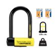 Kryptonite New York Fahgettaboutit Mini Bike U-Lock, Heavy Duty Anti-Theft Bicycle U Lock, Black