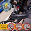 Sigtuna Bike U Lock, Extra Long Bike Locks Heavy Duty Anti Theft, 16mm Bicycle Lock with Shackle and Mounting Holder and 4ft Cable