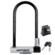 Kryptonite Kryptolok Standard Bike U-Lock, Heavy Duty Anti-Theft Bicycle U Lock, Black