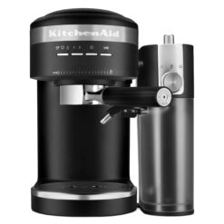 KitchenAid KES6404BM Semi-Automatic Espresso Machine and Automatic Milk Frother Attachment