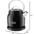 KitchenAid KEK1222OB 1.25-Liter Electric Kettle - Onyx Black, Small KitchenAid KEK1222OB 1.25-Liter Electric Kettle - Onyx Black, Small