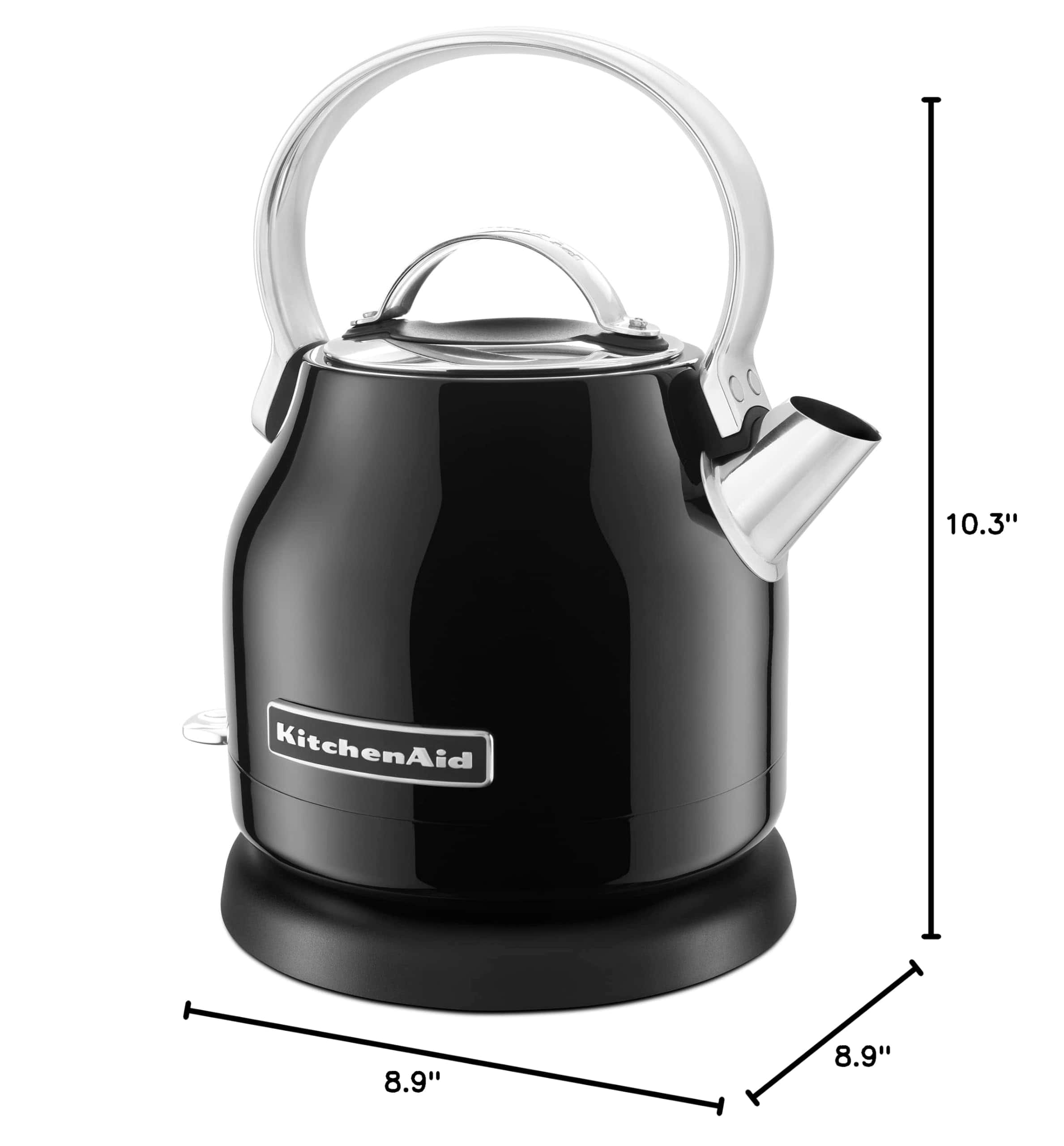 KitchenAid KEK1222OB 1.25-Liter Electric Kettle - Onyx Black, Small KitchenAid KEK1222OB 1.25-Liter Electric Kettle - Onyx Black, Small - Image 2