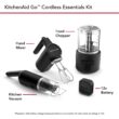 KitchenAid KBUR131BM Go Cordless Bundle with Hand Mixer, Food Chopper and Kitchen Vacuum - battery included