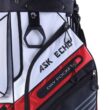 ASK ECHO T-Lock Golf Cart Bag with 14 Way Organizer Divider Top, Premium Cart Bag with Handles and Rain Cover for Men, White