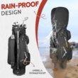 UNIHIMAL 14-Way Golf Cart Bag Pro with Full Length Divider Top, Golf Bag for Men with Handles and Rain Cover