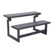 LIFETIME 60253 Outdoor Convertible Bench, 55 Inch, Harbor Gray