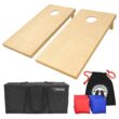 GoSports Solid Wood Premium Cornhole Set