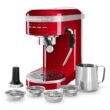 KitchenAid KES6503ER Metal Semi-Automatic Espresso Machine, Empire Red, 1.4 Liters