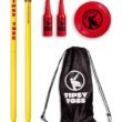 GoSports Tipsy Toss Game Set - Flying Disc Bottle Drop Yard Game - Choose Pro or Standard