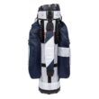 Founders Club Premium Cart Bag with 14 Way Organizer Divider Top, White Navy