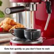 KitchenAid KES6503ER Metal Semi-Automatic Espresso Machine, Empire Red, 1.4 Liters
