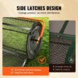 VEVOR Compost Spreader, 24.4-25.6" Height Adjustable Handle, 24" Wide
