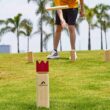 ApudArmis Kubb Yard Game Set, Viking Chess Outdoor Clash Toss Yard Game with Carrying Case