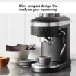 KitchenAid KES6403BM Semi-Automatic Espresso Machine, Black Matte, 1.4 Liters