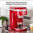 KitchenAid KES6503ER Metal Semi-Automatic Espresso Machine, Empire Red, 1.4 Liters