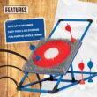 Eastpoint Axe Throw & Lawn Dart Target Sets - Bristle Axe Throwing Target & 2-in-1 Combo Backyard Game