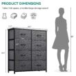 YITAHOME Dresser for Bedroom, Fabric Dresser with 8 Drawers, Tall Dresser, Chest of Drawers for Closet YITAHOME Dresser for Bedroom, Fabric Dresser with 8 Drawers, Tall Dresser, Chest of Drawers for Closet