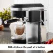 KitchenAid KES6404BM Semi-Automatic Espresso Machine and Automatic Milk Frother Attachment, Black Matte