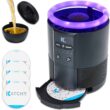 Katchy Duo Indoor Insect Trap with Scent Pod - Fan Powered with UV Light, Black