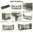 Timaze 40" 2-Door Large Live Animal Traps for Stray Cats up to 17.6 pounds