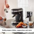 KitchenAid KES6404BM Semi-Automatic Espresso Machine and Automatic Milk Frother Attachment, Black Matte