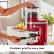 KitchenAid KCG8433ER Burr Coffee Grinder - Empire Red, 10 Oz