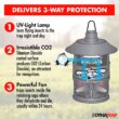 DynaTrap DT160SR Mosquito & Flying Insect Trap – Protects up to 1/4 Acre