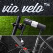 Via Velo Bike U Lock with Cable | Via Velo Heavy Duty Anti-Theft Bicycle U Lock Sold Secure Silver 15mm Shackle Inner Dim 9 x 4.5 in