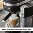 KitchenAid KES6404BM Semi-Automatic Espresso Machine and Automatic Milk Frother Attachment, Black Matte