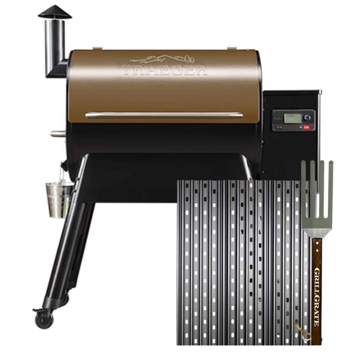 GrillGrate For Traeger Pro Series Sear Station Grill Grate Kit 18.5 in. L X 15.38 in. W GrillGrate For Traeger Pro Series Sear Station Grill Grate Kit 18.5 in. L X 15.38 in. W