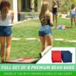 GoSports Classic Cornhole Sets – Choose 4'x2' or 3'x2' - Includes 8 Bean Bags, Travel Case and Game Rules (Choice of Style)