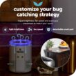 Katchy Duo Indoor Insect Trap with Scent Pod - Fan Powered with UV Light - Fruit Fly Traps for Indoors (White)