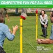 GoSports Tipsy Toss Game Set - Flying Disc Bottle Drop Yard Game - Choose Pro or Standard