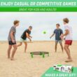 GoSports Slammo Game Set - Outdoor Lawn, Beach & Tailgating Roundnet Game for Kids, Teens & Adults