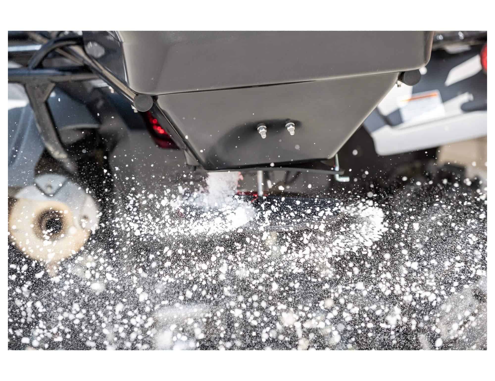 Buyers Products ATVS100 ATV Broadcast Spreader, All-Purpose Spreader for Salt, Seed & Fertilizer, 100 lb. Capacity W/ Rain Cover Buyers Products ATVS100 ATV Broadcast Spreader, All-Purpose Spreader for Salt, Seed & Fertilizer, 100 lb. Capacity W/ Rain Cover - Image 2