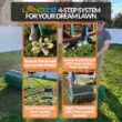 Landzie 24 Inch Compost Spreader and Peat Moss Spreader, Metal Mesh Basket Compost Spreader for Lawn