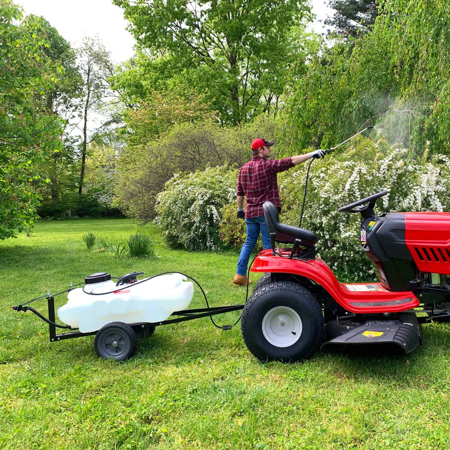 Brinly ST-152BH-A Self-Storing Tow Behind Lawn and Garden Sprayer with Collapsible Boom, 15-Gallon Brinly ST-152BH-A Self-Storing Tow Behind Lawn and Garden Sprayer with Collapsible Boom, 15-Gallon - Image 3