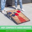 GoSports Classic Cornhole Sets – Choose 4'x2' or 3'x2' - Includes 8 Bean Bags, Travel Case and Game Rules (Choice of Style)