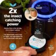 Katchy Duo Indoor Insect Trap with Scent Pod - Fan Powered with UV Light, Black