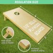 GoSports Solid Wood Premium Cornhole Set