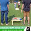 GoSports Solid Wood Premium Cornhole Set