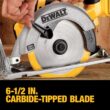 DeWalt 20V MAX 6-1/2 in. Cordless Brushed Circular Saw Kit (Battery & Charger)