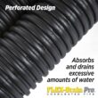Amerimax Home Products HP4100P FLEX Drain Pro 4 in. x 100 ft. Black Copolymer Perforated Drain Pipe