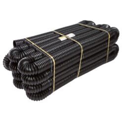 Amerimax Home Products HP4100P FLEX Drain Pro 4 in. x 100 ft. Black Copolymer Perforated Drain Pipe