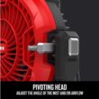 Craftsman V20 10 in. H 3 speed Misting Fan