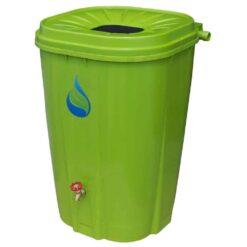 FreeGarden RAIN 55 Gal. Rain Barrel Green with Brass Spigot