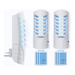 VEYOFLY Fruit Fly Traps for Indoors, Fly Trap Indoor, (2 Device + 6 Refills) Fly Catcher Indoor