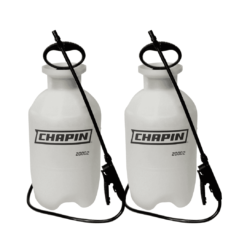 Chapin International 2-Gallon SureSpray Lawn and Garden Poly Tank Sprayer with Anti-Clog Filter for Fertilizers, Translucent White