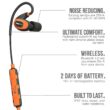 ISOtunes PRO 2.0 Bluetooth Hearing Protection Earbuds, 27 dB Noise Reduction Rating, OSHA Compliant Work Ear Protection (Orange)